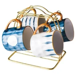 Japanische Keramiktasse mit Löffeldeckel – Elegante Teetasse