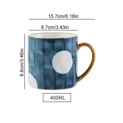 Japanische Keramiktasse mit Löffeldeckel – Elegante Teetasse