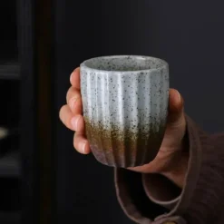 Japanische Keramik-Teetasse – Porzellan-Kung-Fu-Sake- und Kaffeetasse