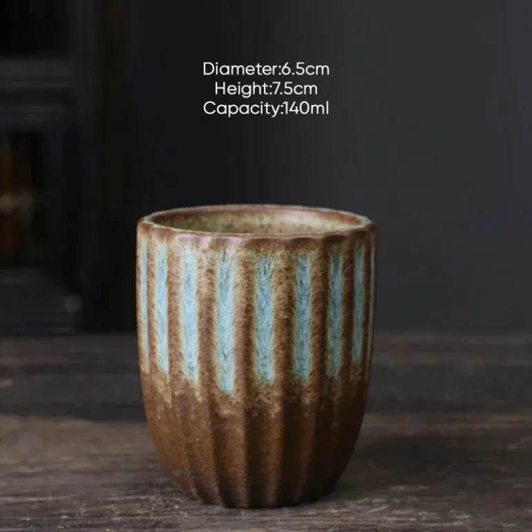 Japanische Keramik-Teetasse – Porzellan-Kung-Fu-Sake- und Kaffeetasse