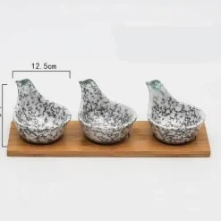 Japanische Snackschalen aus Keramik – Kreatives Geschirr für Vorspeisen