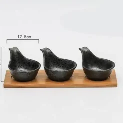 Japanische Snackschalen aus Keramik – Kreatives Geschirr für Vorspeisen