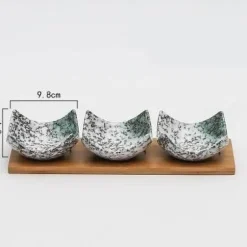 Japanische Snackschalen aus Keramik – Kreatives Geschirr für Vorspeisen