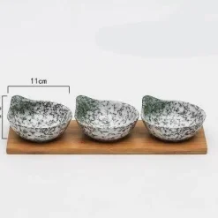 Japanische Snackschalen aus Keramik – Kreatives Geschirr für Vorspeisen