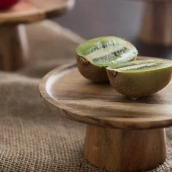 Japanischer Snackteller aus Holz – Elegantes Sushi- und Vorspeisengeschirr