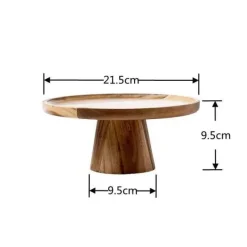 Japanischer Snackteller aus Holz – Elegantes Sushi- und Vorspeisengeschirr