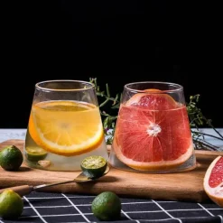 Japanisches Bergglas-Tassenset – Elegantes Trinkgeschirr für Tee, Kaffee, Saft, Wein