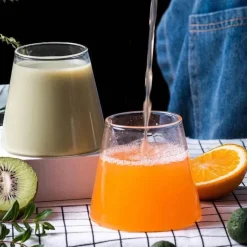 Japanisches Bergglas-Tassenset – Elegantes Trinkgeschirr für Tee, Kaffee, Saft, Wein