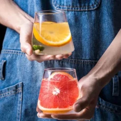 Japanisches Bergglas-Tassenset – Elegantes Trinkgeschirr für Tee, Kaffee, Saft, Wein