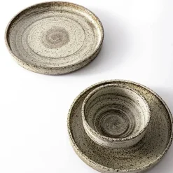 Japanisches Geschirrset aus Steingut – Elegante Geschirrkollektion aus Keramik