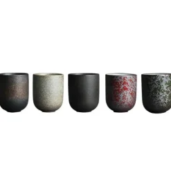 Japanisches Kaffeetassen-Set aus Keramik – Teetassen aus Porzellan