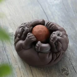 Japanisches Kröten-Teehaustier-Set – Kreative Keramik für Teeliebhaber