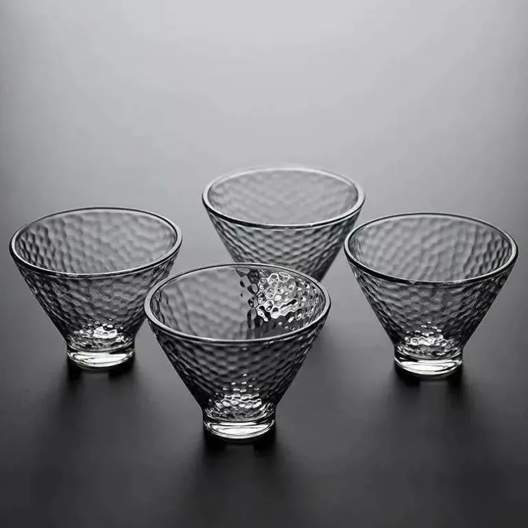 Japanisches Teetassen-Set – Niedliche hitzebeständige Glasbecher