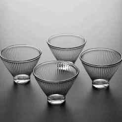 Japanisches Teetassen-Set – Niedliche hitzebeständige Glasbecher