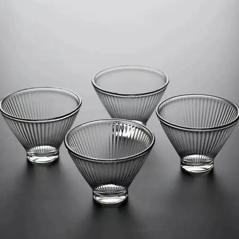 Japanisches Teetassen-Set – Niedliche hitzebeständige Glasbecher