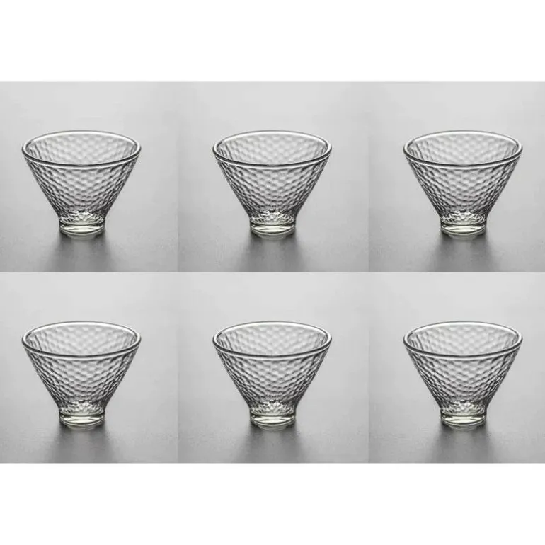 Japanisches Teetassen-Set – Niedliche hitzebeständige Glasbecher