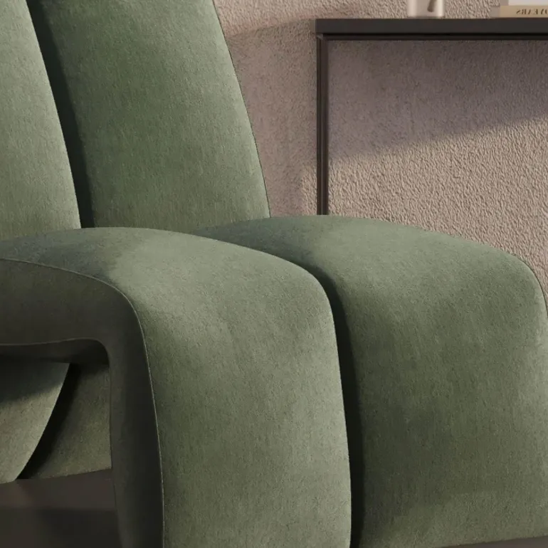 Jean Occasional Chair – Stilvoller gepolsterter Akzentstuhl