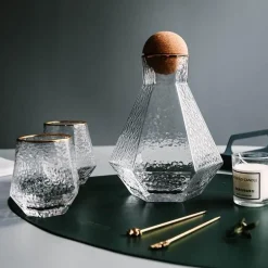 Jervis Glaskrug-Set – Eleganter Krug mit Tassen