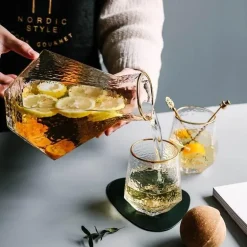 Jervis Glaskrug-Set – Eleganter Krug mit Tassen