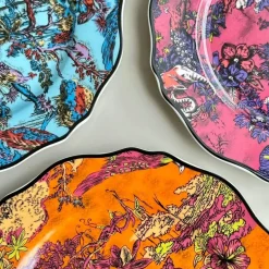 Jungle Flower Speiseteller-Set aus Bone China – Elegantes Geschirr