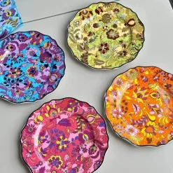 Jungle Flower Speiseteller-Set aus Bone China – Elegantes Geschirr