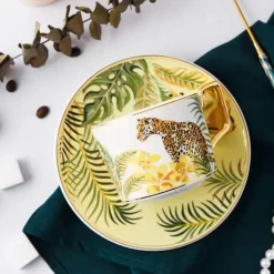 Jungle Secret Teetassen-Set – Exotische tropische Teetassen