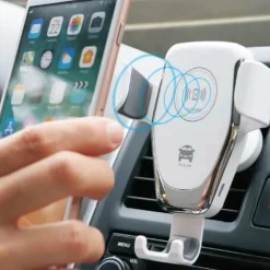 Kabellose Autotelefonhalterung - Ladehalterung mit automatischer Klemmung