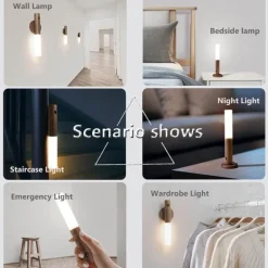 Kabellose LED-Nachtlampe mit Bewegungssensor – Intelligente Wandleuchte