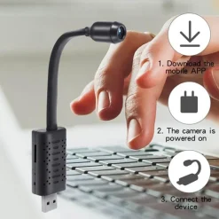 Kabellose Mini-HD-Smart-Überwachungskamera – WiFi-Überwachungskamera für Zuhause