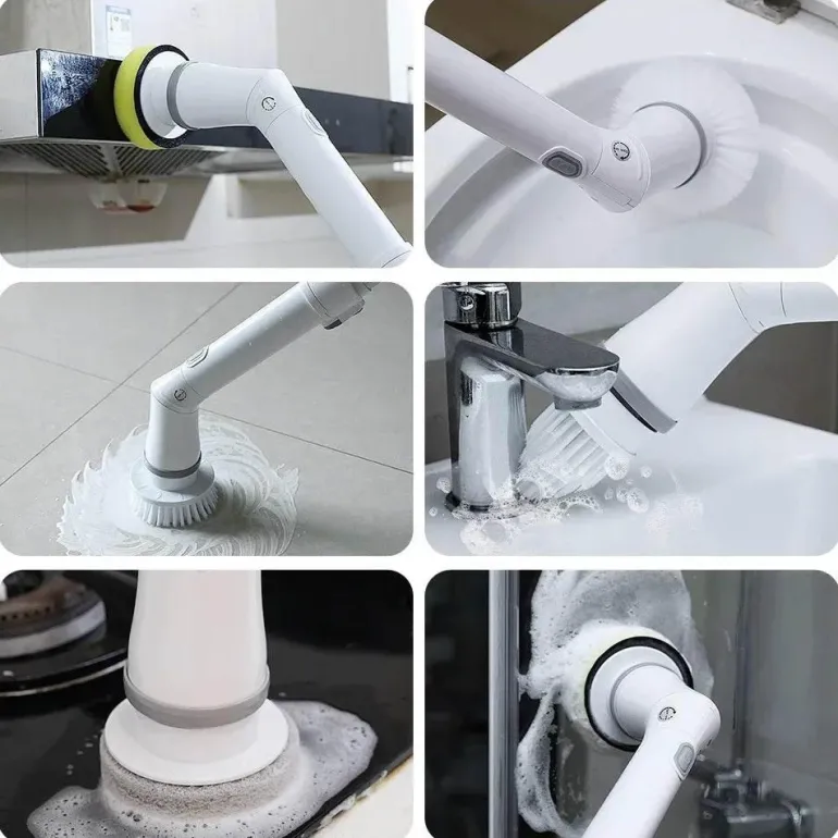 Kabelloser Elektro-Schrubber – Reinigungsbürste für mehrere Oberflächen