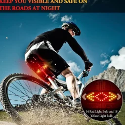 Kabelloser LED-Fahrradblinker - Sicherheitsanzeigeleuchte