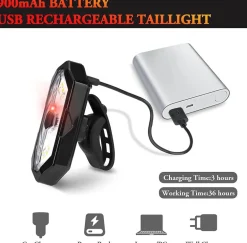 Kabelloser LED-Fahrradblinker - Sicherheitsanzeigeleuchte