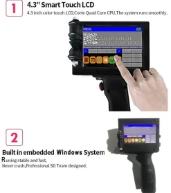 Kabelloser Mini-Handdrucker – Automatisches tragbares Druckgerät