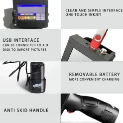 Kabelloser Mini-Handdrucker – Automatisches tragbares Druckgerät