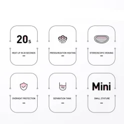 Kabelloser Mini-Reisedampfbügeleisen – Tragbare Kleidungspflege