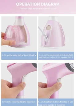 Kabelloser Mini-Reisedampfbügeleisen – Tragbare Kleidungspflege