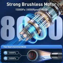 Kabelloser Staubsauger mit Ultra-Power-Technologie – Kabelloser Staubsauger mit hoher Saugkraft