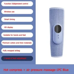 Kabelloses Beinmassagegerät – Tragbares Entspannungsgerät mit Luftvibration