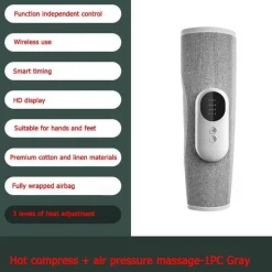 Kabelloses Beinmassagegerät – Tragbares Entspannungsgerät mit Luftvibration