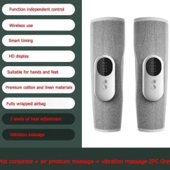 Kabelloses Beinmassagegerät – Tragbares Entspannungsgerät mit Luftvibration