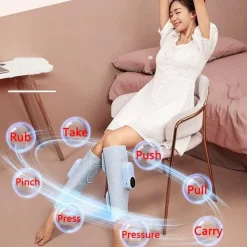 Kabelloses Beinmassagegerät – Tragbares Entspannungsgerät mit Luftvibration