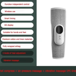 Kabelloses Beinmassagegerät – Tragbares Entspannungsgerät mit Luftvibration