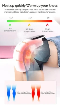 Kabelloses Kniemassagegerät – Elektrisches Gerät zur Schmerzlinderung