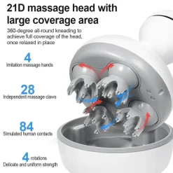 Kabelloses Kopfhautmassagegerät – Entspannendes Kopfmassagegerät