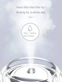 Kabelloses Mini-Luftbefeuchter-Telefonladegerät - Tragbarer Luftbefeuchter