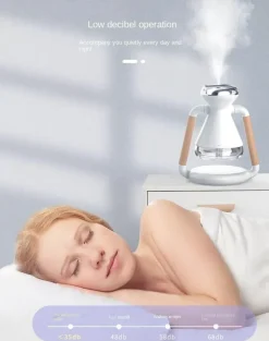 Kabelloses Mini-Luftbefeuchter-Telefonladegerät - Tragbarer Luftbefeuchter