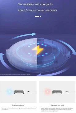 Kabelloses Mini-Luftbefeuchter-Telefonladegerät - Tragbarer Luftbefeuchter