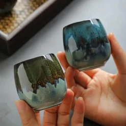 Kaffee- und Teetassen-Set aus Keramik – 6-teilige Trinkgeschirr-Kollektion