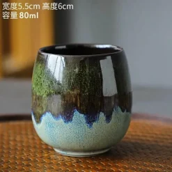 Kaffee- und Teetassen-Set aus Keramik – 6-teiliges Trinkgeschirr