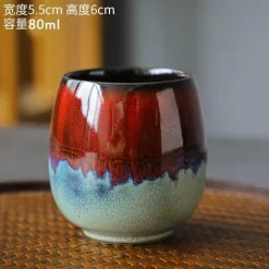 Kaffee- und Teetassen-Set aus Keramik – 6-teiliges Trinkgeschirr